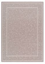 Пушистый круглый ковер шерстяной рельефный GALAXY cut-loop CURSA grey