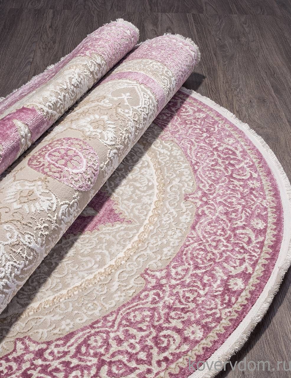 Ковер MOROCCO D763 PINK Овал