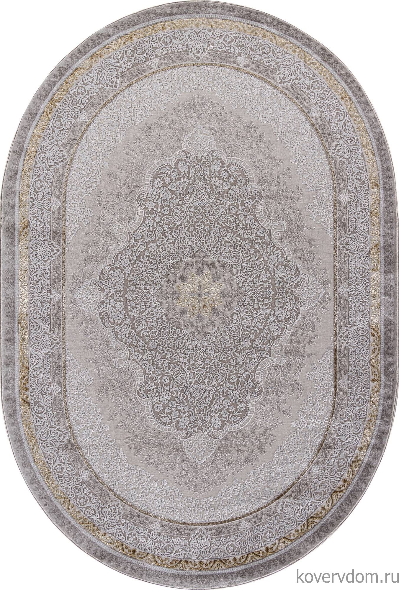 Ковер NENSI GL037E BROWN / BROWN Овал