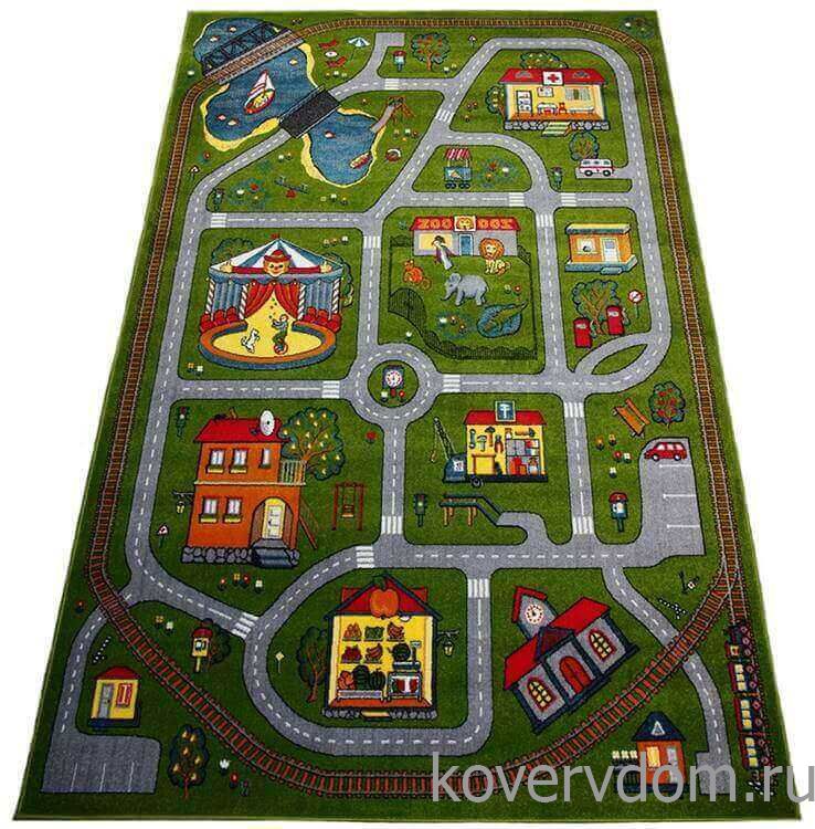 Ковер для детей Город с дорогами MANGO 11061-130