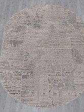 Круглый ковер LIMAN F168 CREAM-GRAY Овал