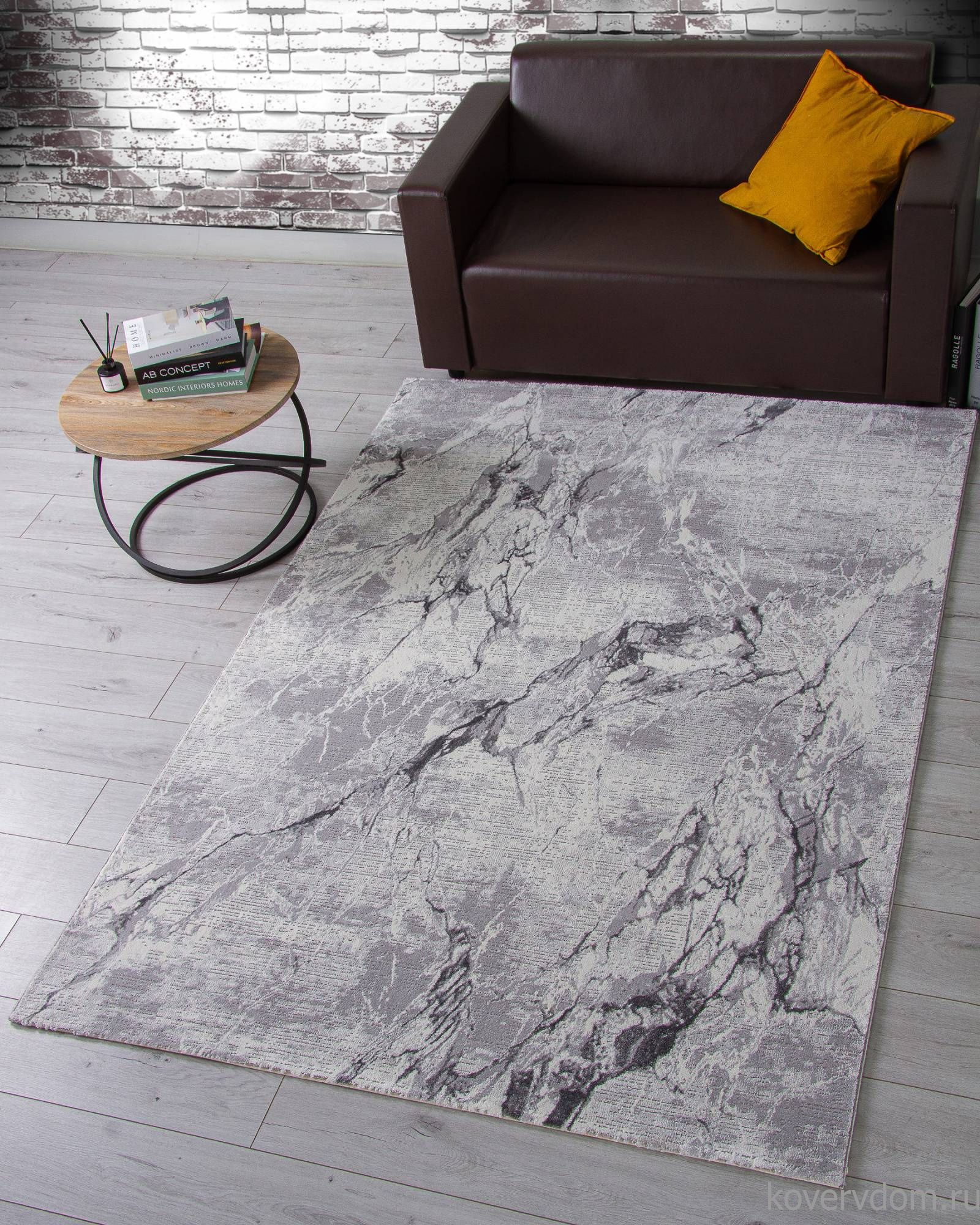 Ковер NENSI GL071G GREY / GREY Ковер NENSI GL071G GREY / GREY