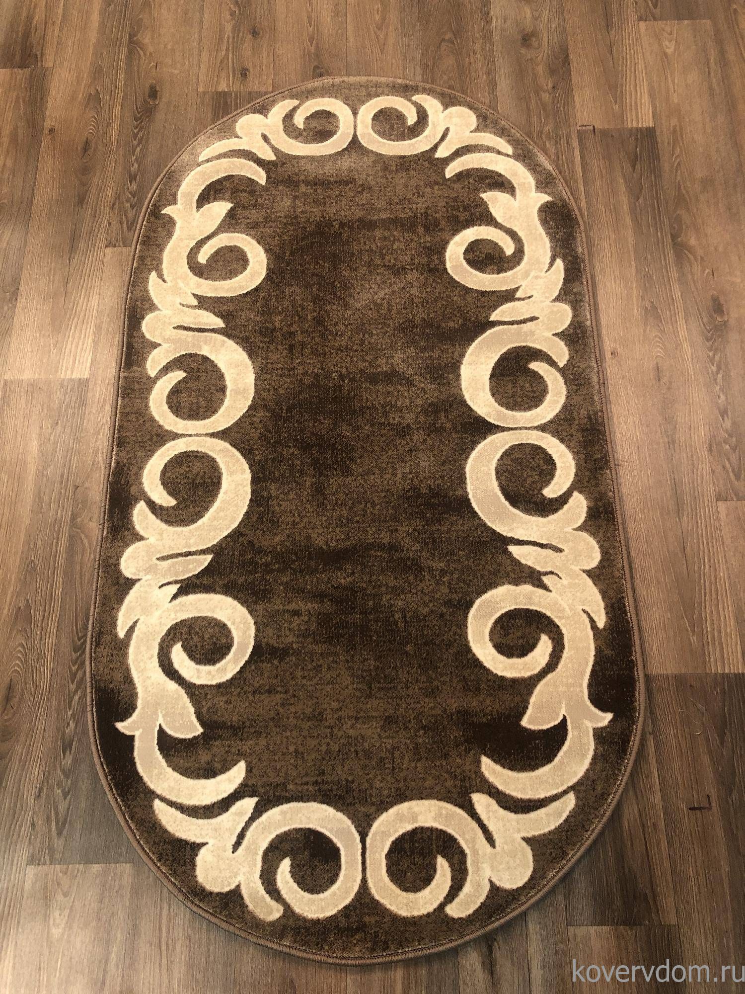 Ковер TOKIO 17970A BROWN / VIZON Овал Ковер TOKIO 17970A BROWN / VIZON Овал