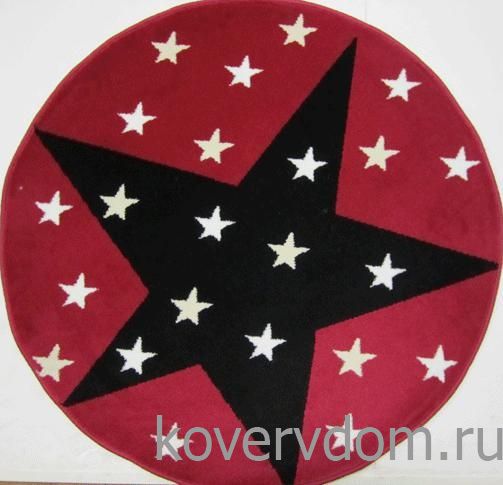 Ковер детский СВЕТЯЩИЙСЯ В ТЕМНОТЕ Night Flash 1163 0201 38 круг