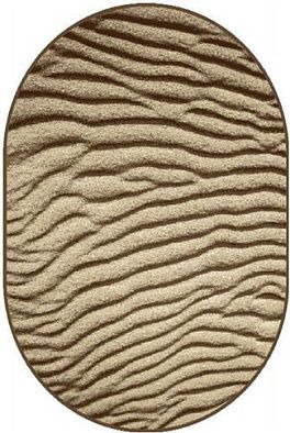 Ковер фризе ECO Jurata cumin ОВАЛ 