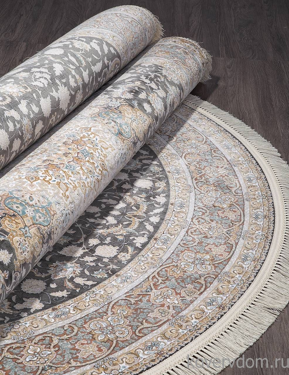 Ковер FARSI 1200 G120 DARK GRAY Овал Ковер FARSI 1200 G120 DARK GRAY Овал