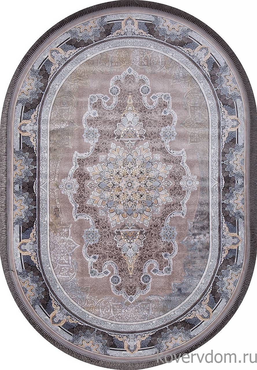 Ковер FARSI 1200 266 LIGHT GRAY Овал Ковер FARSI 1200 266 LIGHT GRAY Овал