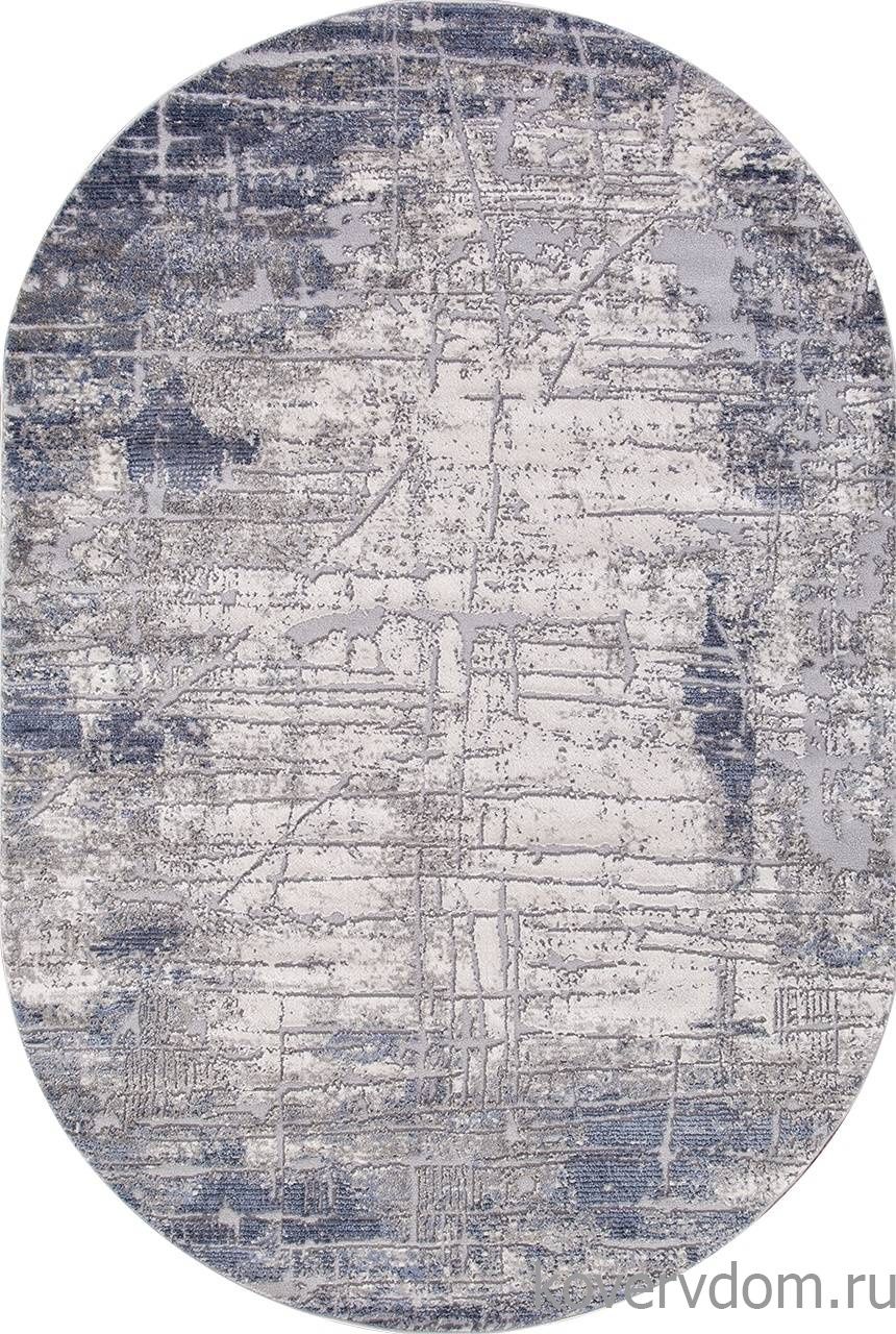 Ковер OPERA 5801A BLUE / GREY Овал Ковер OPERA 5801A BLUE / GREY Овал