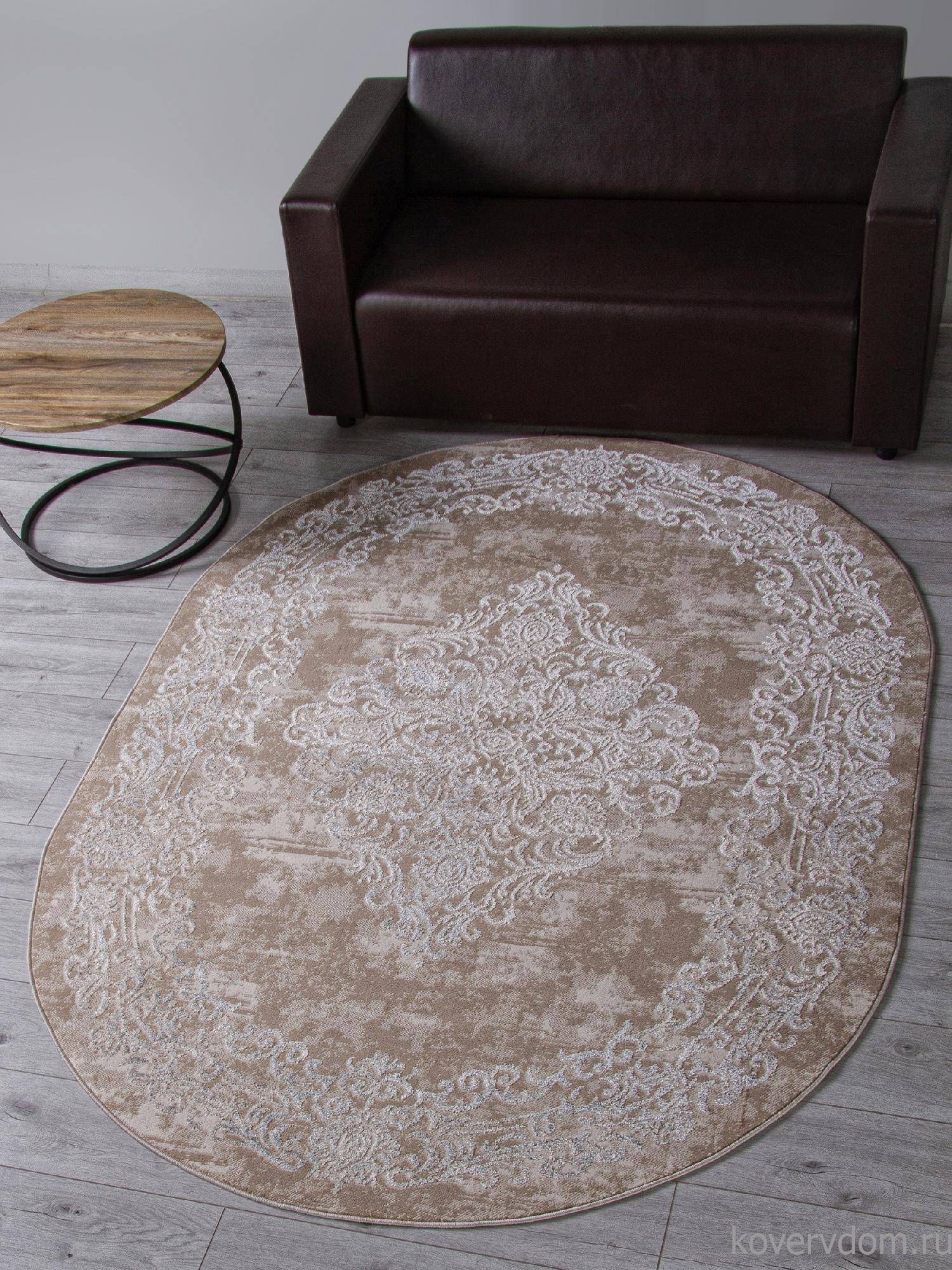 Ковер LIMAN-A F481 BEIGE Овал