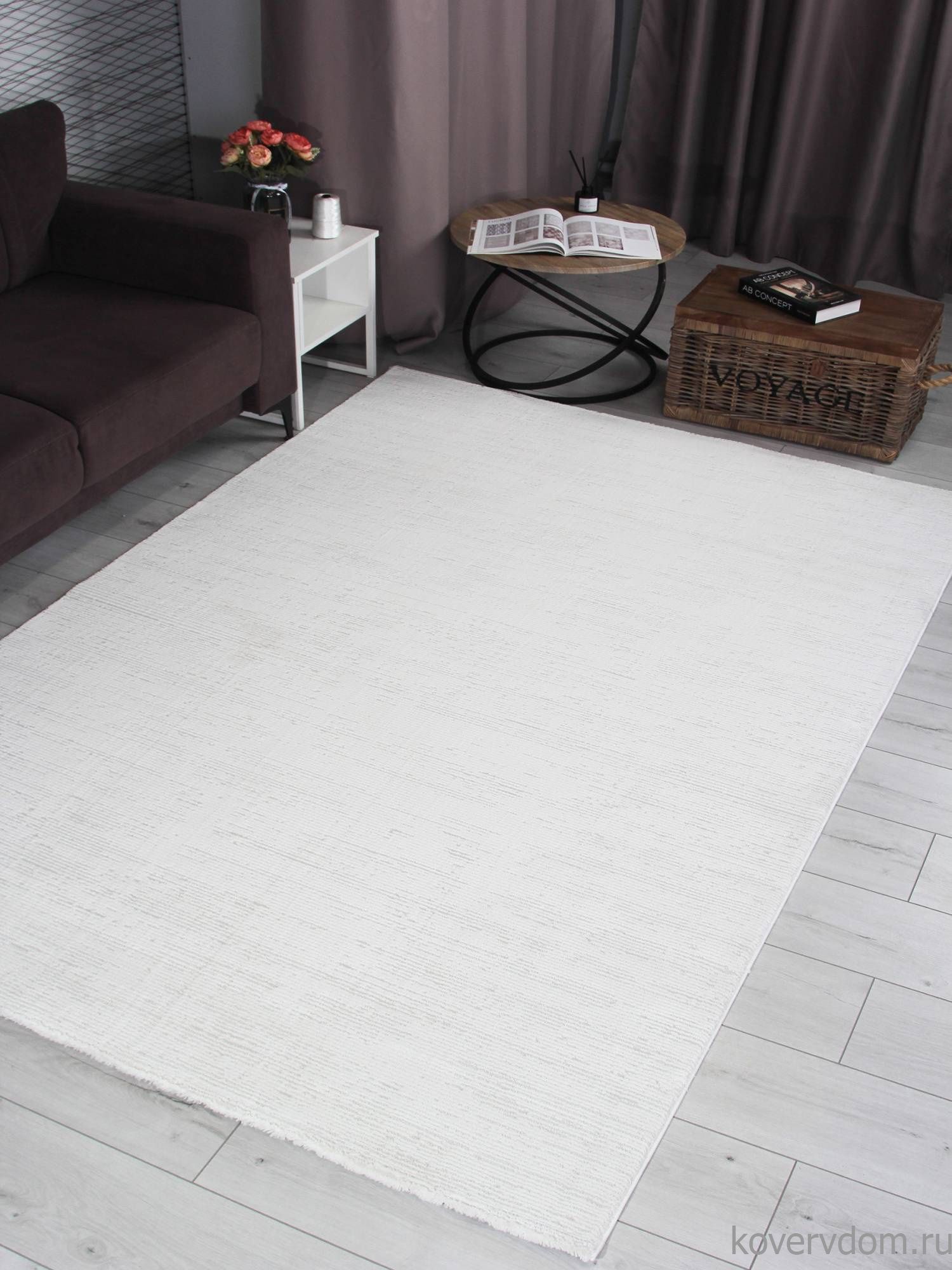 Ковер NENSI GL091W WHITE / WHITE