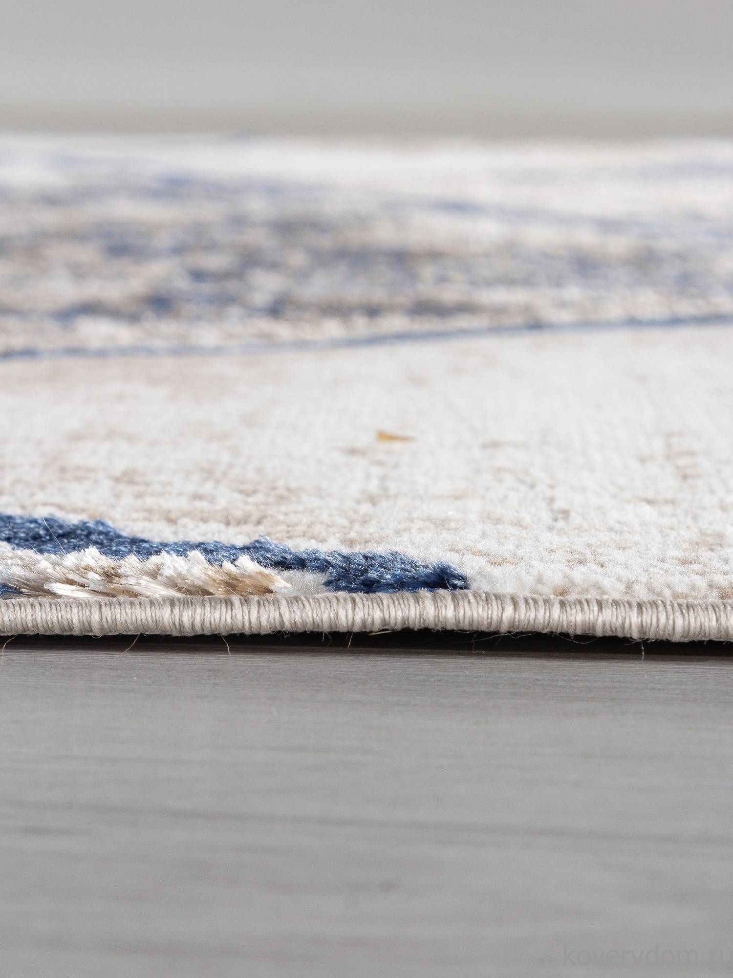 Ковер ANTEP O1702 630 CREAM / BLUE Овал