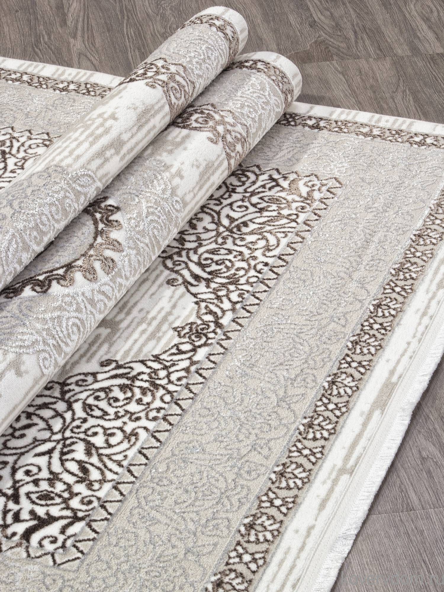 Ковер ALFANI Q012A BROWN FDY/CREAM SHRINK