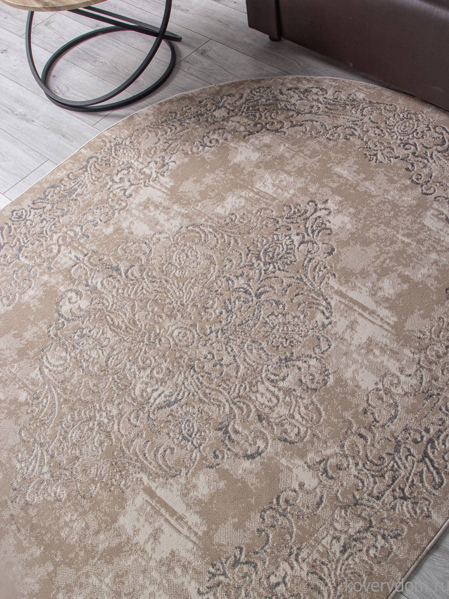Ковер LIMAN F481 BEIGE Овал