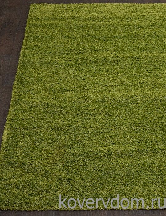 Ковер длинноворсовый SHAGGY УЛЬТРА  зеленый 