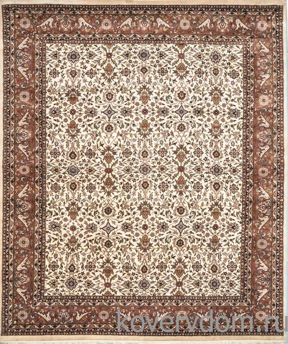 Ковер ручной работы 100% шерсть SAROUKH Cream Brown Ковер ручной работы 100% шерсть SAROUKH Cream Brown