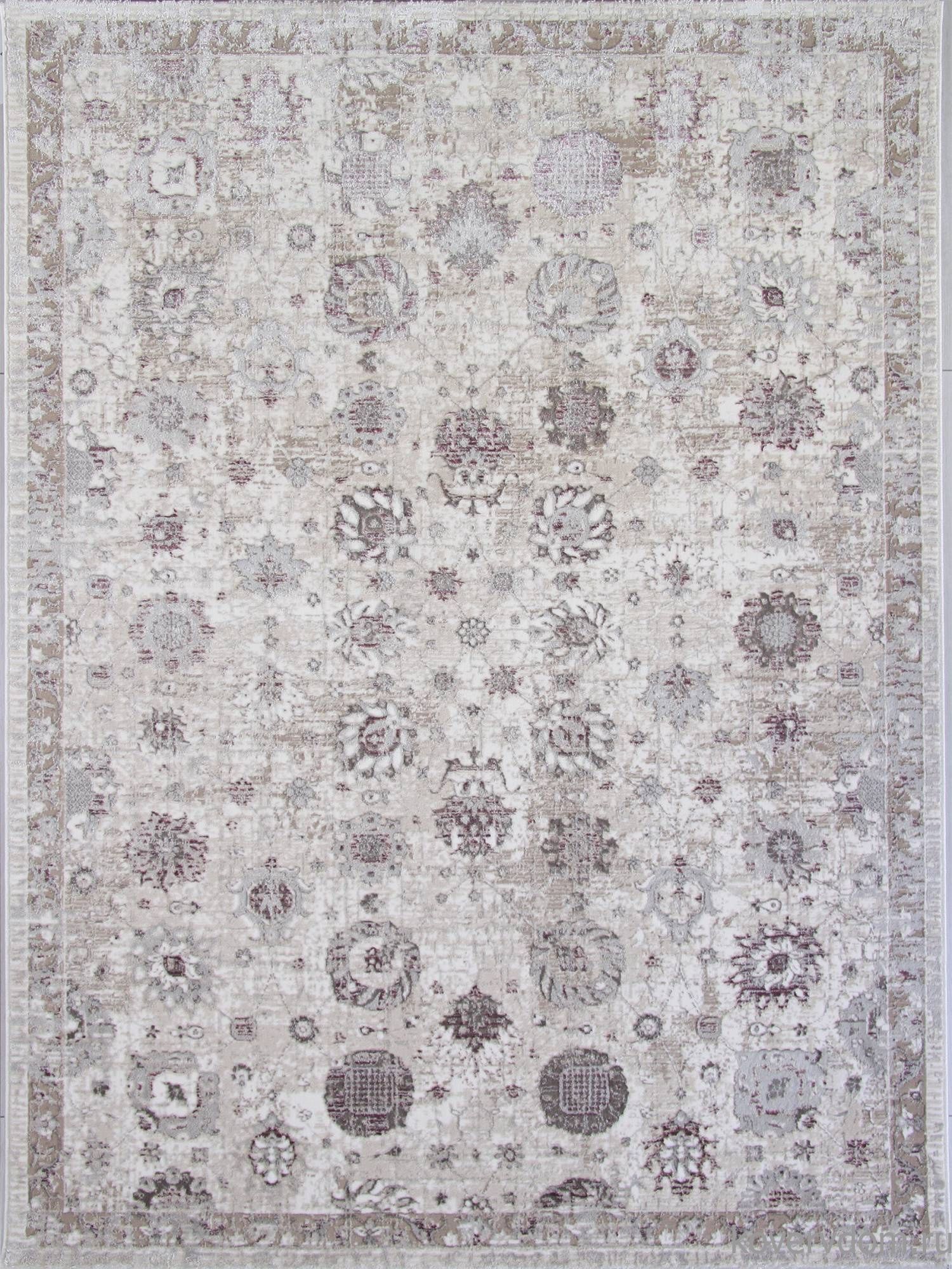 Ковер LILY 9312A S.WHITE / P.LILAC