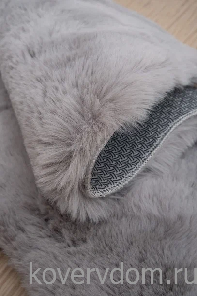 Ковер из искусственного меха Krolik 1000A T9082_GREY шкура