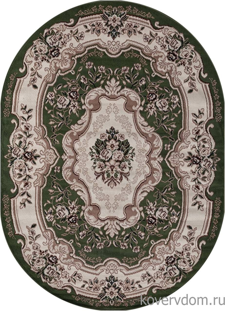 Ковер GAVANA D017 GREEN Овал